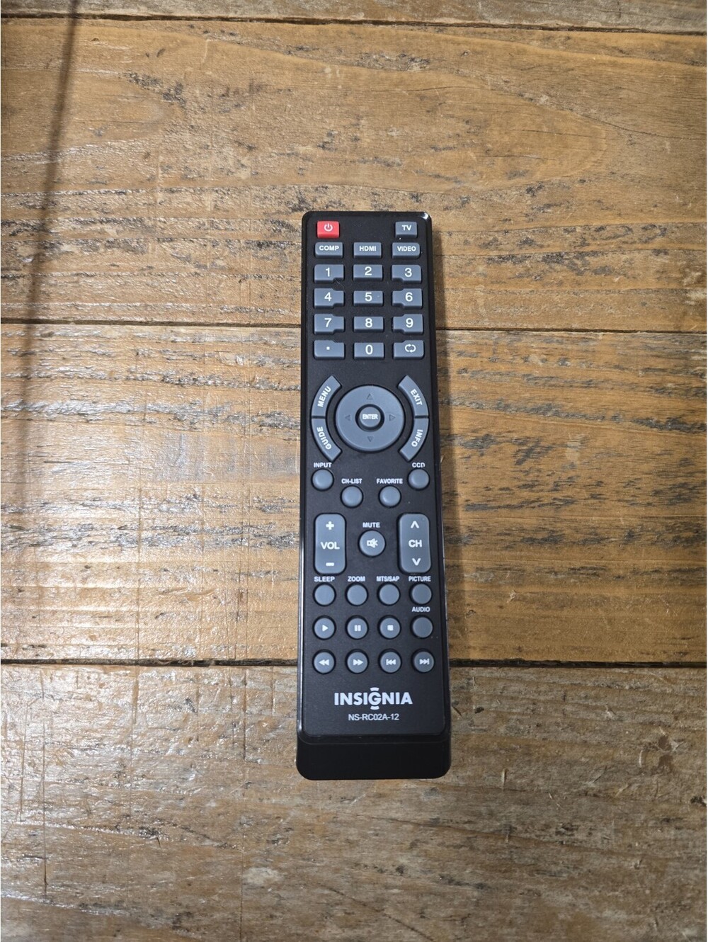 Insignia Remote Control NS-RC02A-12 for NS-24E730A12 NS-15E720A12 NS-37L760A